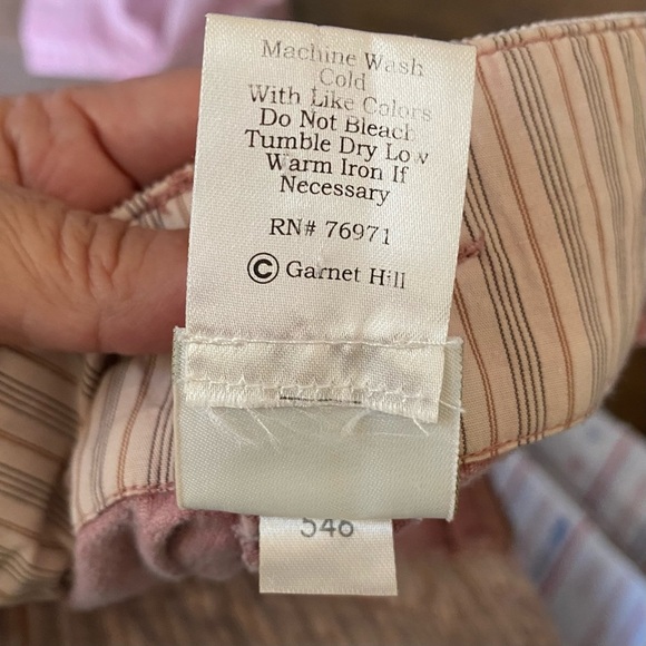 Garnet Hill Dusty Rose Pink High Waist Ribbed Cotton Corduroy Cuffed Pants SZ 8 - Picture 13 of 13